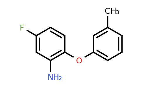 CAS 937596-33-3 | 5-Fluoro-2-(m-tolyloxy)aniline