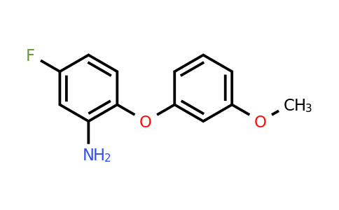 CAS 937596-43-5 | 5-Fluoro-2-(3-methoxyphenoxy)aniline