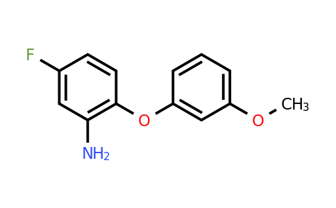 5-Fluoro-2-(3-methoxyphenoxy)aniline