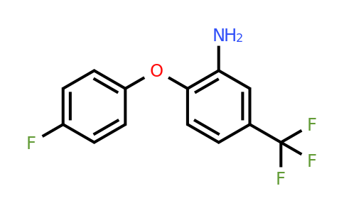 CAS 937596-44-6 | 2-(4-Fluorophenoxy)-5-(trifluoromethyl)aniline