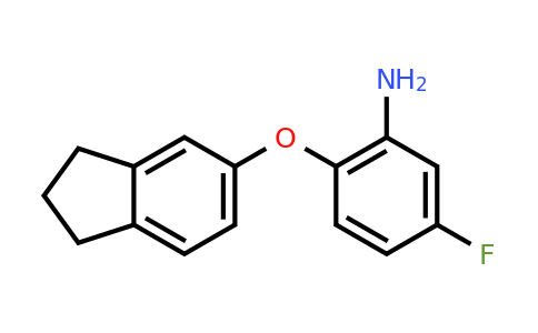 CAS 937596-45-7 | 2-((2,3-Dihydro-1H-inden-5-yl)oxy)-5-fluoroaniline