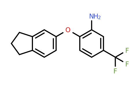 CAS 937596-54-8 | 2-((2,3-Dihydro-1H-inden-5-yl)oxy)-5-(trifluoromethyl)aniline