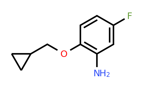 CAS 937596-77-5 | 2-(cyclopropylmethoxy)-5-fluoroaniline