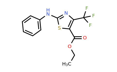 CAS 937597-96-1 | Ethyl 2-(phenylamino)-4-(trifluoromethyl)thiazole-5-carboxylate