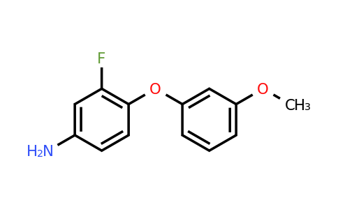 CAS 937598-01-1 | 3-Fluoro-4-(3-methoxyphenoxy)aniline