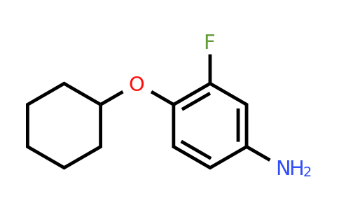 CAS 937598-66-8 | 4-(Cyclohexyloxy)-3-fluoroaniline