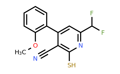 CAS 937600-69-6 | 6-(Difluoromethyl)-2-mercapto-4-(2-methoxyphenyl)nicotinonitrile