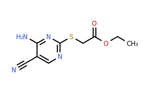 CAS 937601-32-6 | Ethyl 2-((4-amino-5-cyanopyrimidin-2-yl)thio)acetate