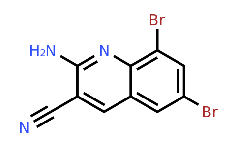 CAS 937601-73-5 | 2-Amino-6,8-dibromoquinoline-3-carbonitrile