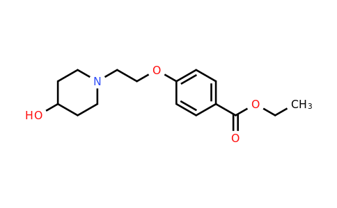 CAS 937601-92-8 | Ethyl 4-(2-(4-hydroxypiperidin-1-yl)ethoxy)benzoate