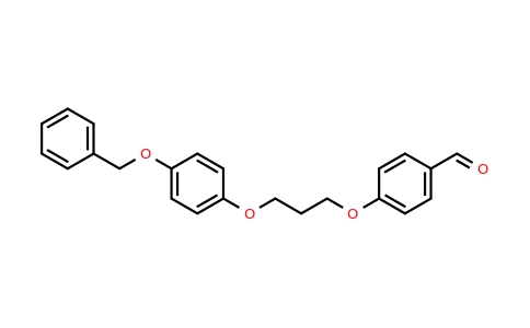CAS 937602-07-8 | 4-(3-(4-(Benzyloxy)phenoxy)propoxy)benzaldehyde