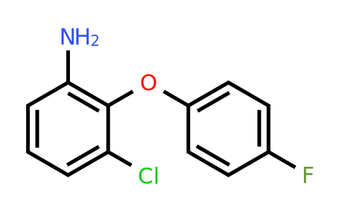 CAS 937604-55-2 | 3-Chloro-2-(4-fluorophenoxy)aniline