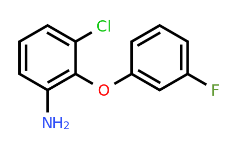 CAS 937604-57-4 | 3-Chloro-2-(3-fluorophenoxy)aniline