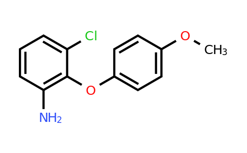 CAS 937604-65-4 | 3-Chloro-2-(4-methoxyphenoxy)aniline