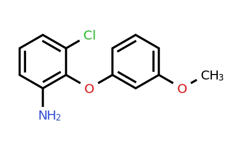CAS 937604-67-6 | 3-Chloro-2-(3-methoxyphenoxy)aniline