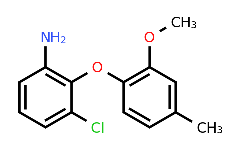 CAS 937604-71-2 | 3-Chloro-2-(2-methoxy-4-methylphenoxy)aniline