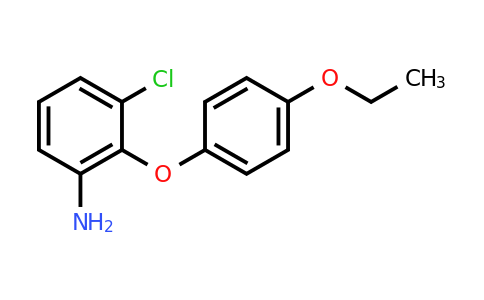 CAS 937604-77-8 | 3-Chloro-2-(4-ethoxyphenoxy)aniline