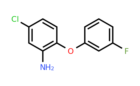 CAS 937606-27-4 | 5-Chloro-2-(3-fluorophenoxy)aniline