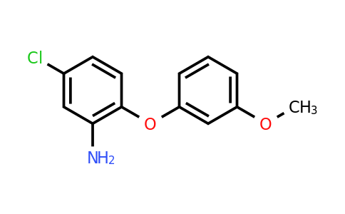 CAS 937606-31-0 | 5-Chloro-2-(3-methoxyphenoxy)aniline