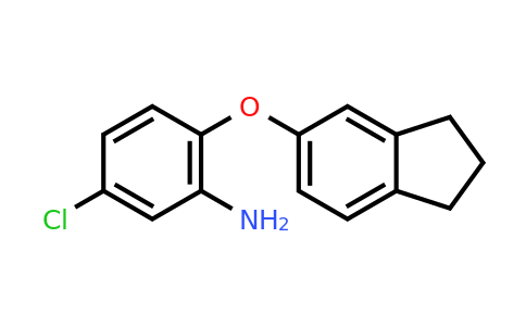 CAS 937606-33-2 | 5-Chloro-2-((2,3-dihydro-1H-inden-5-yl)oxy)aniline