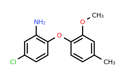 CAS 937606-35-4 | 5-Chloro-2-(2-methoxy-4-methylphenoxy)aniline