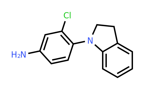 CAS 937608-38-3 | 3-Chloro-4-(indolin-1-yl)aniline