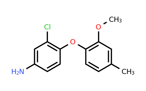 CAS 937608-62-3 | 3-Chloro-4-(2-methoxy-4-methylphenoxy)aniline