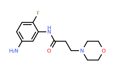 CAS 937617-79-3 | N-(5-Amino-2-fluorophenyl)-3-(morpholin-4-yl)propanamide