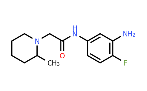 CAS 937619-57-3 | N-(3-Amino-4-fluorophenyl)-2-(2-methylpiperidin-1-yl)acetamide