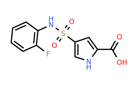 CAS 937621-15-3 | 4-[(2-Fluorophenyl)sulfamoyl]-1H-pyrrole-2-carboxylic acid