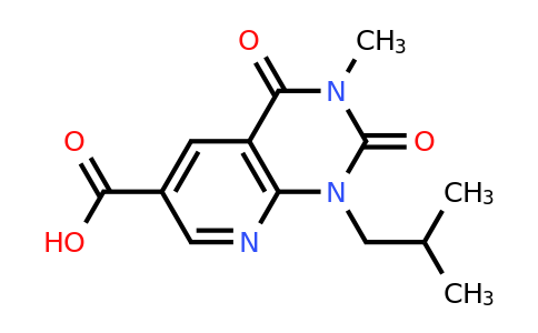 CAS 937624-04-9 | 3-Methyl-1-(2-methylpropyl)-2,4-dioxo-1H,2H,3H,4H-pyrido[2,3-d]pyrimidine-6-carboxylic acid