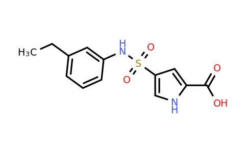 CAS 937624-93-6 | 4-[(3-Ethylphenyl)sulfamoyl]-1H-pyrrole-2-carboxylic acid
