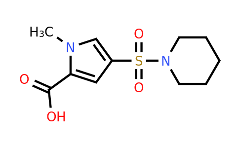 CAS 937625-15-5 | 1-Methyl-4-(piperidine-1-sulfonyl)-1H-pyrrole-2-carboxylic acid