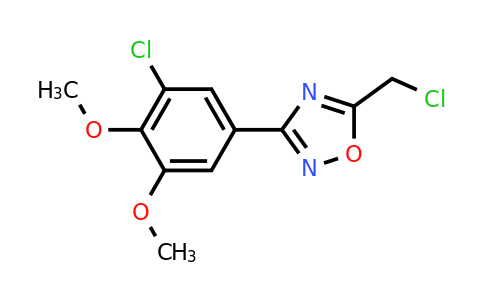 CAS 937630-31-4 | 3-(3-chloro-4,5-dimethoxyphenyl)-5-(chloromethyl)-1,2,4-oxadiazole