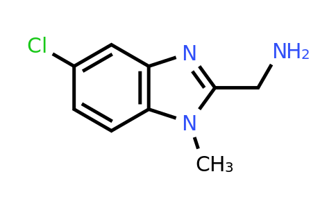 CAS 937635-66-0 | (5-chloro-1-methyl-1H-1,3-benzodiazol-2-yl)methanamine