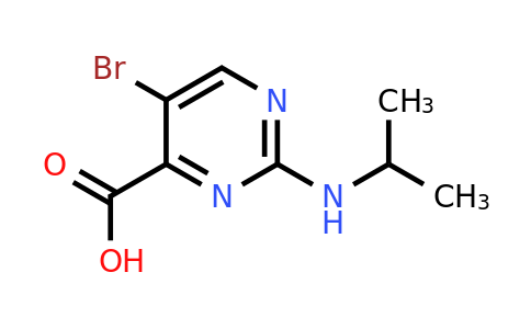 CAS 937640-08-9 | 5-bromo-2-[(propan-2-yl)amino]pyrimidine-4-carboxylic acid