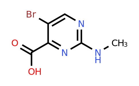 CAS 937647-22-8 | 5-Bromo-2-(methylamino)pyrimidine-4-carboxylic acid