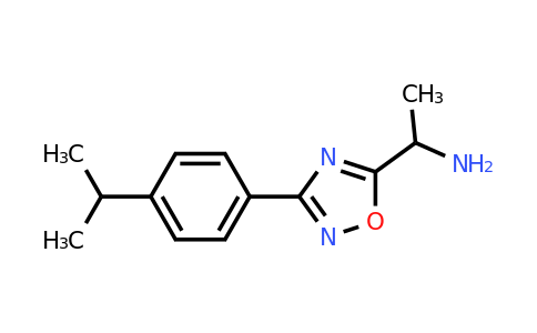 CAS 937666-06-3 | 1-{3-[4-(propan-2-yl)phenyl]-1,2,4-oxadiazol-5-yl}ethan-1-amine