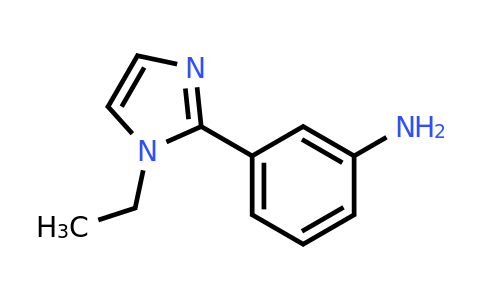 CAS 937673-09-1 | 3-(1-ethyl-1H-imidazol-2-yl)aniline
