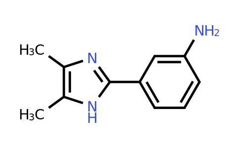 CAS 937685-61-5 | 3-(4,5-Dimethyl-1H-imidazol-2-yl)aniline