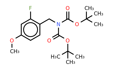 CAS 937783-84-1 | N,N-di-T-BOC-(2-fluoro-4-methoxyphenyl)methanamine