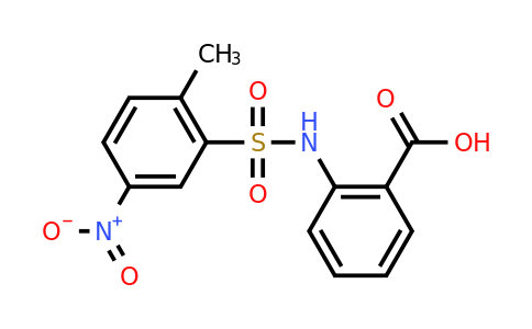 CAS 93805-04-0 | 2-(2-methyl-5-nitrobenzenesulfonamido)benzoic acid