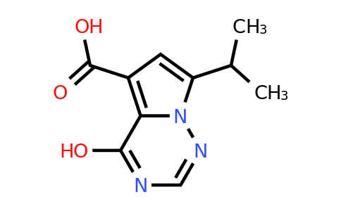 CAS 938191-13-0 | 4-hydroxy-7-(propan-2-yl)pyrrolo[2,1-f][1,2,4]triazine-5-carboxylic acid