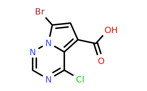 CAS 938191-85-6 | 7-bromo-4-chloropyrrolo[2,1-f][1,2,4]triazine-5-carboxylic acid