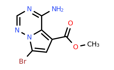 CAS 938191-86-7 | methyl 4-amino-7-bromopyrrolo[2,1-f][1,2,4]triazine-5-carboxylate