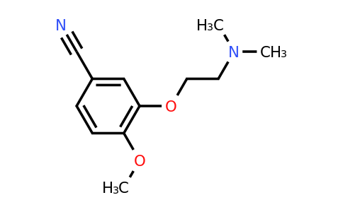 CAS 938239-74-8 | 3-(2-(Dimethylamino)ethoxy)-4-methoxybenzonitrile