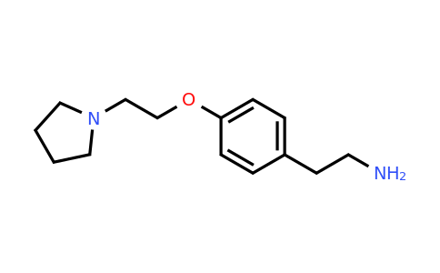 CAS 938283-43-3 | 2-{4-[2-(pyrrolidin-1-yl)ethoxy]phenyl}ethan-1-amine