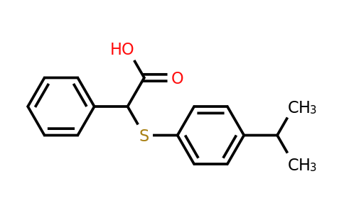 CAS 938287-63-9 | 2-Phenyl-2-{[4-(propan-2-yl)phenyl]sulfanyl}acetic acid