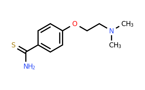 CAS 938320-39-9 | 4-[2-(Dimethylamino)ethoxy]benzene-1-carbothioamide
