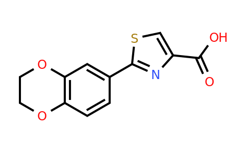 CAS 938363-46-3 | 2-(2,3-Dihydro-1,4-benzodioxin-6-yl)-1,3-thiazole-4-carboxylic acid